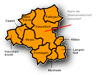 Bezirk der Staatsanwaltschaft Düsseldorf Bezirk der Staatsanwaltschaft Düsseldorf