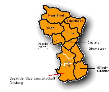 Bezirk der Staatsanwaltschaft Duisburg