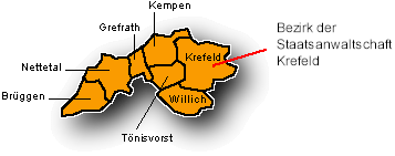 Bezirk der Staatsanwaltschaft Krefeld Bezirk der Staatsanwaltschaft Krefeld
